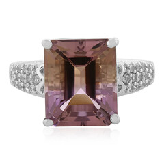Bague en argent et Amétrine