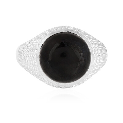 Bague pour homme en argent et Onyx noir