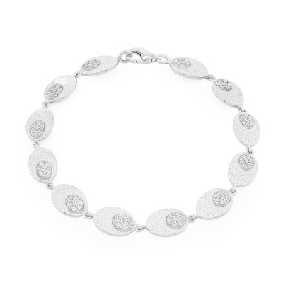 Bracelet en argent et Zircon