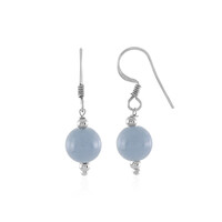 Boucles d'oreilles en argent et Angélite