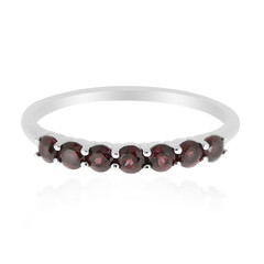 Bague en argent et Grenat Rhodolite