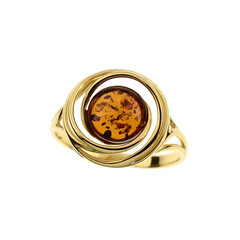 Bague en argent et Ambre baltique
