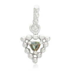 Pendentif en argent et Alexandrite du Brésil