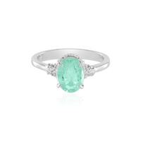 Bague en argent et Emeraude de Colombie