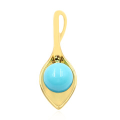 Pendentif en argent et Turquoise Sleeping Beauty (Anne Bever)