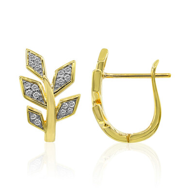 Boucles d'oreilles en or et Diamant SI1 (G) (Annette)