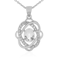 Collier en argent et Quartz blanc