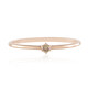Bague en or et Diamant champagne SI1