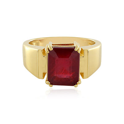 Bague en argent et Rubis de Madagascar