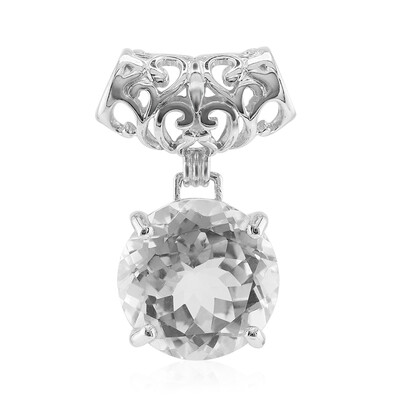 Pendentif en argent et Topaze blanche (MONOSONO COLLECTION)