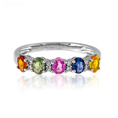 Bague en argent et Saphir