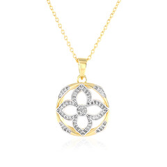 Collier en argent et Diamant chocolat I3