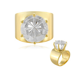 Bague en argent et Quartz blanc