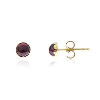 Boucles d'oreilles en or et Grenat Rhodolite (CUSTODANA)