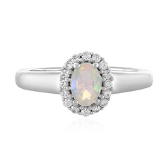 Bague en argent et Opale Welo