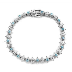 Bracelet en argent et Zircon de Ratanakiri (Dallas Prince Designs)