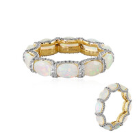 Bague en argent et Opale Welo