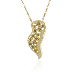 Collier en or et Diamant champagne I2 (de Melo)
