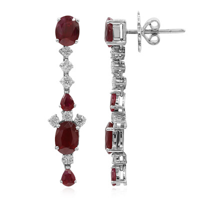 Boucles d'oreilles en or et Rubis de Birmanie (Estée Collection)
