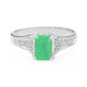 Bague en argent et Emeraude de Bahia