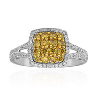 Bague en or et Diamant SI2 jaune (CIRARI)