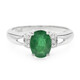 Bague en argent et Emeraude de Bahia
