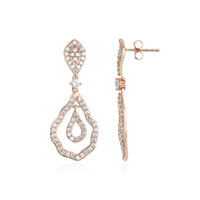 Boucles d'oreilles en argent et Zircon