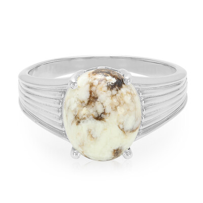Bague pour homme en argent et Magnésite