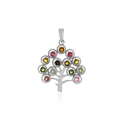Pendentif en argent et Tourmaline