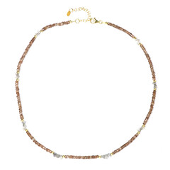 Collier en argent et Diamant argenté