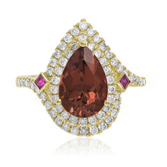 Bague en or et Tourmaline néon du Congo (CIRARI)