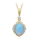 Collier en or et Opale Welo AAA