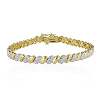 Bracelet en argent et Diamant I3 (I)