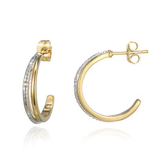 Boucles d'oreilles en laiton et Diamant I3 (I) (Juwelo Style)