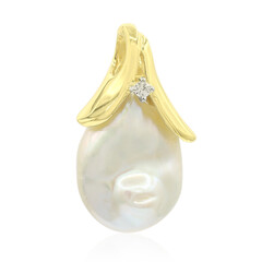 Pendentif en argent et Perle de culture d'eau douce (TPC)