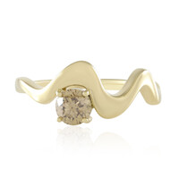 Bague en or et Diamant champagne I2 (de Melo)