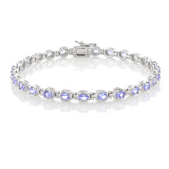 Bracelet en argent et Tanzanite