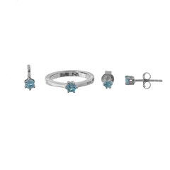 Bague en argent et Zircon de Ratanakiri