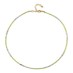 Collier en argent et Péridot