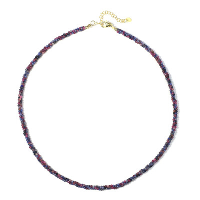 Collier en argent et Rubis du Mozambique