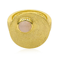 Bague en argent et Quartz rose