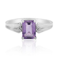 Bague en argent et Améthyste