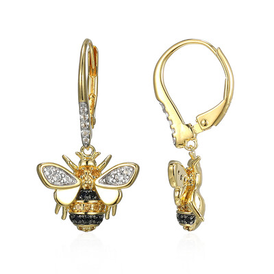 Boucles d'oreilles en argent et Topaze blanche