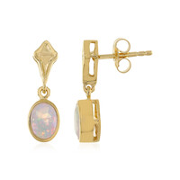 Boucles d'oreilles en argent et Opale Welo