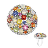 Bague en argent et Saphir