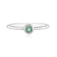Bague en argent et Emeraude de Colombie
