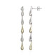 Boucles d'oreilles en argent et Topaze blanche (Adela Silber)