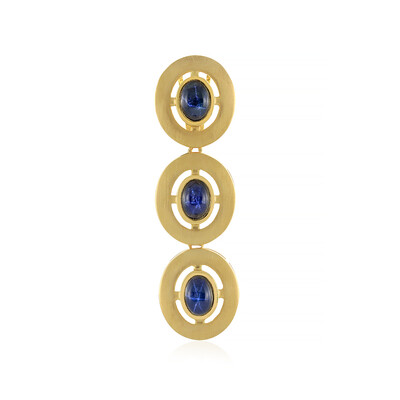 Pendentif en argent et Saphir étoilé bleu (MONOSONO COLLECTION)