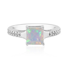Bague en argent et Opale Welo