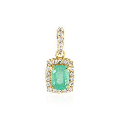 Pendentif en argent et Emeraude de Russie